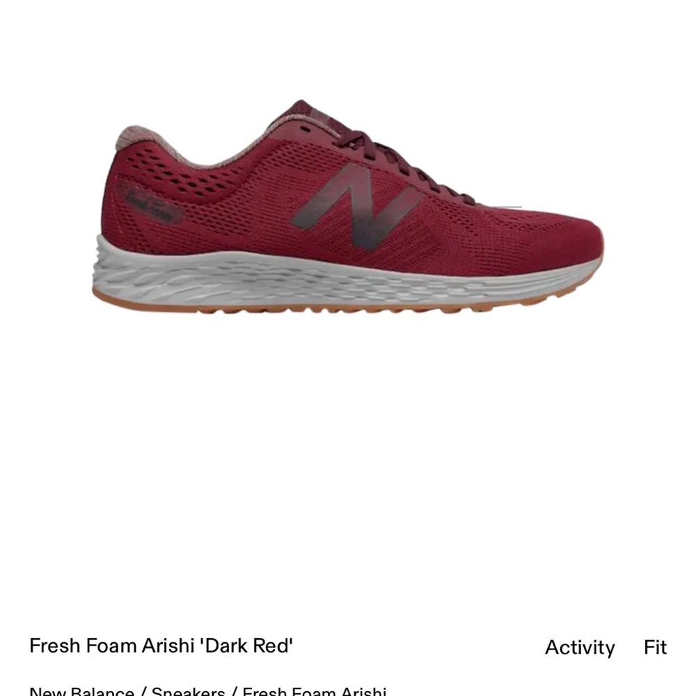 New Balance Red and Gray Sneakers with Classic Silhouette